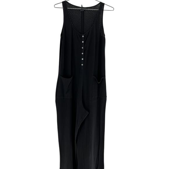 Hatch The 24/7 Feeding Black Cotton Jumpsuit Size 1 - Picture 2 of 4